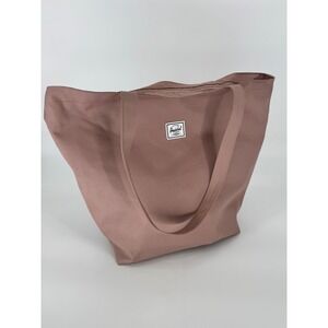 Herschel Supply Co Alexander Zip Tote Bag Mauve Pink Canvas Shoulder Bag‎